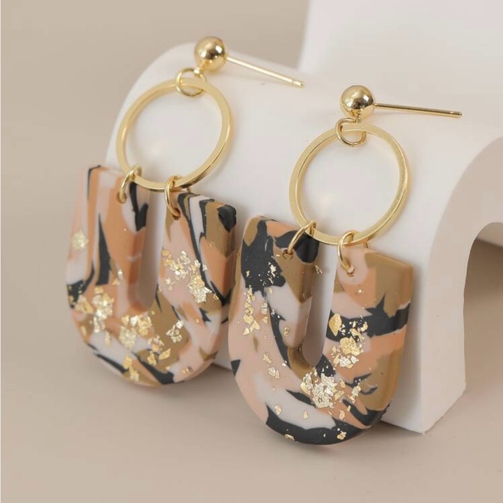 Geometric Drop Earrings